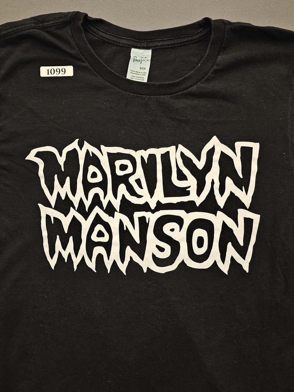 Marilyn Manson Graphic Tee - Official Band Merch - Black - Picture 4 of 5